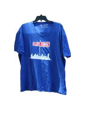 Shirts Buffalo Bills Josh Allen "Allen's Town" Skyline V-Neck T-Shirt XXL Blue